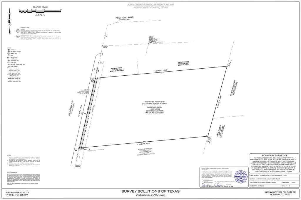 24255 US HWY 59, 59059526, Porter, Lots,  for sale, PROPERTY EXPERTS 